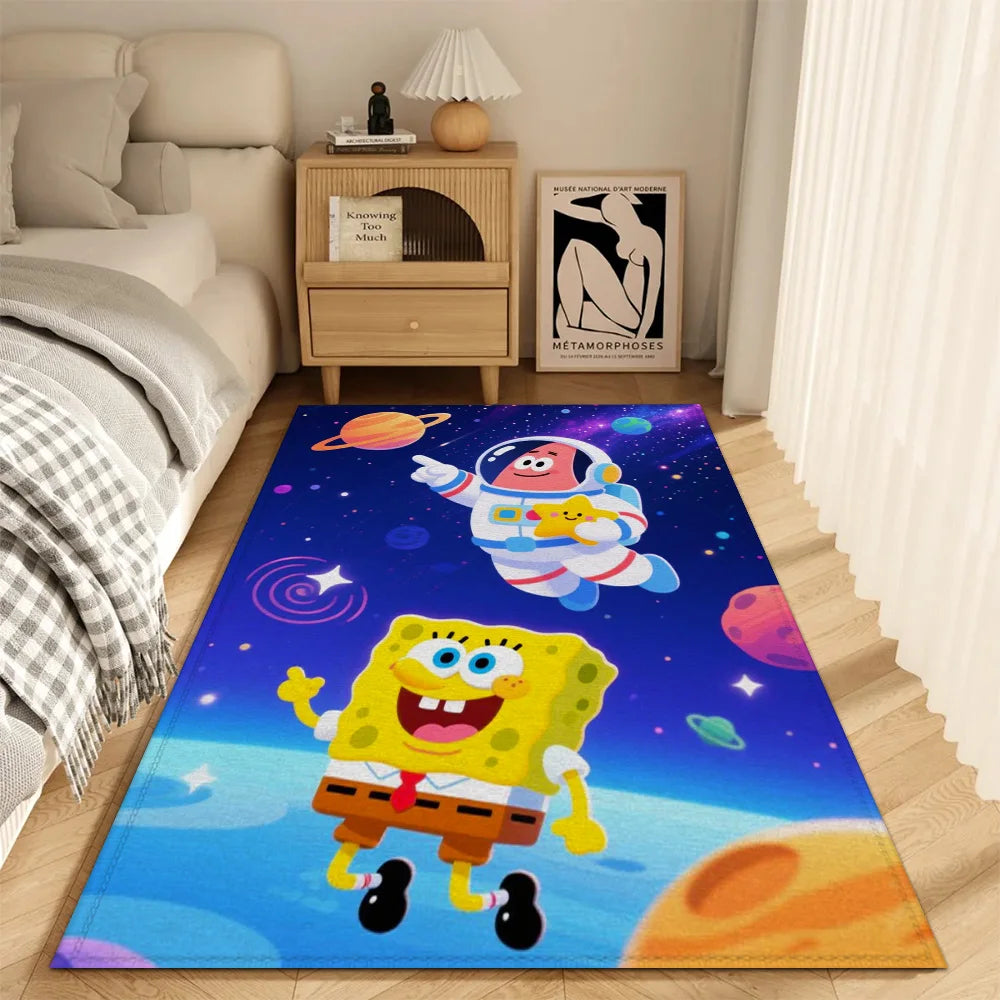 SpongeBob Wohnzimmerteppich - Modell Weltraumabenteuer