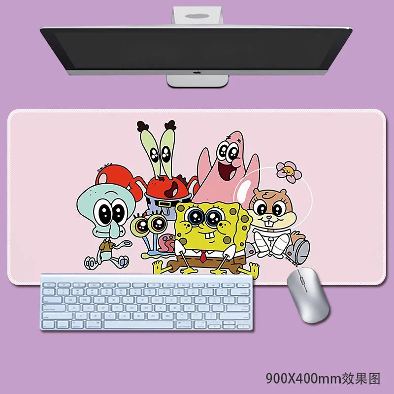 SpongeBob Schwammkopf Mauspad – Modell Bikini Gang Pink