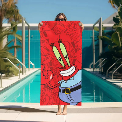 SpongeBob Schwammkopf Strandtuch – Mr. Krabs Fan Modell