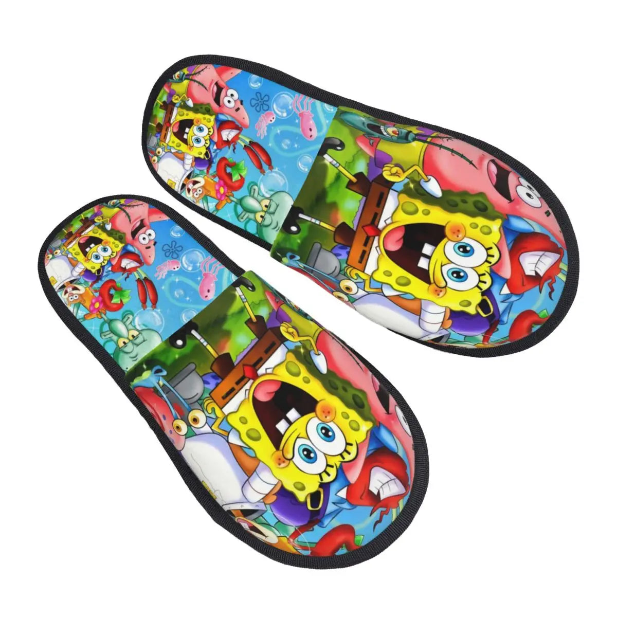 Hausschuhe SpongeBob Schwammkopf – Bikini Bottom Gang