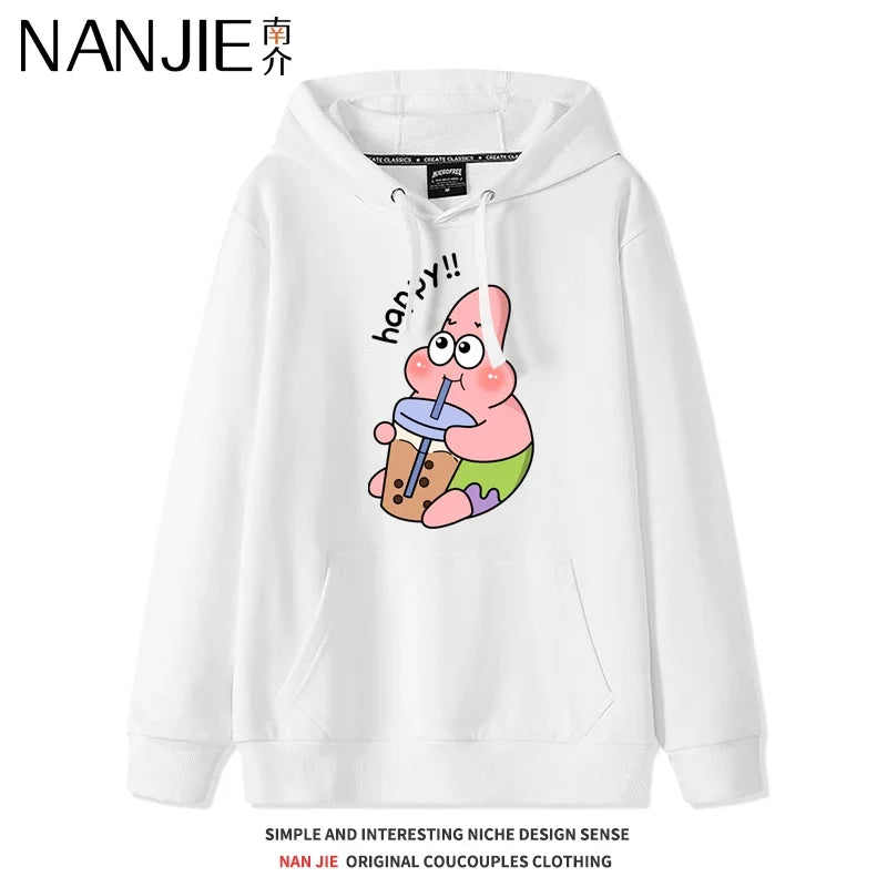 Hoodie Blanc Patrick L'Étoile - Snack Time