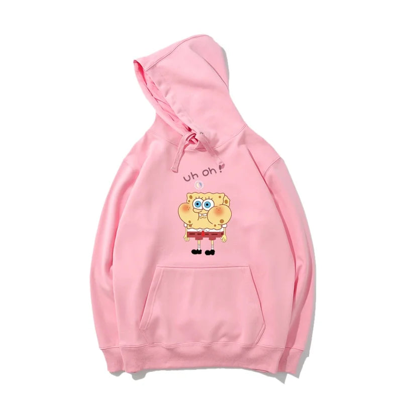 Hoodie Rose Bob L'Éponge - Style Mignon