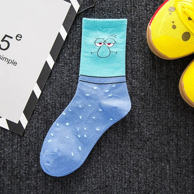 Socken SpongeBob - Thaddäus Tentakel