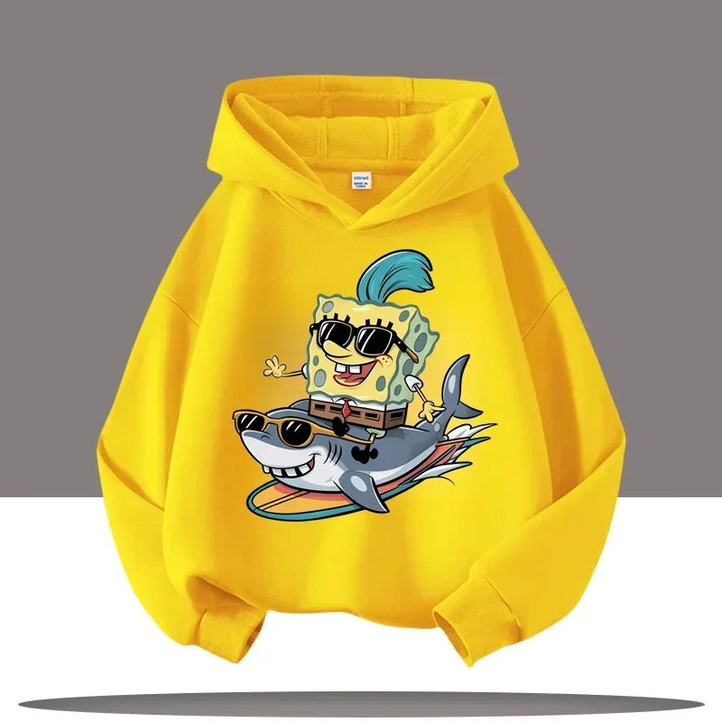 SpongeBob Yellow Sweatshirt - Aerial Surf