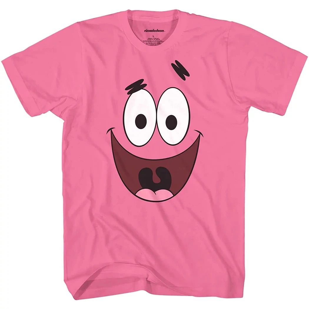 Pinkes T-Shirt SpongeBob - Patrick Star Gesicht