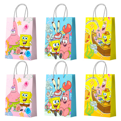 Sacs cadeaux Bob l'Éponge : party pack