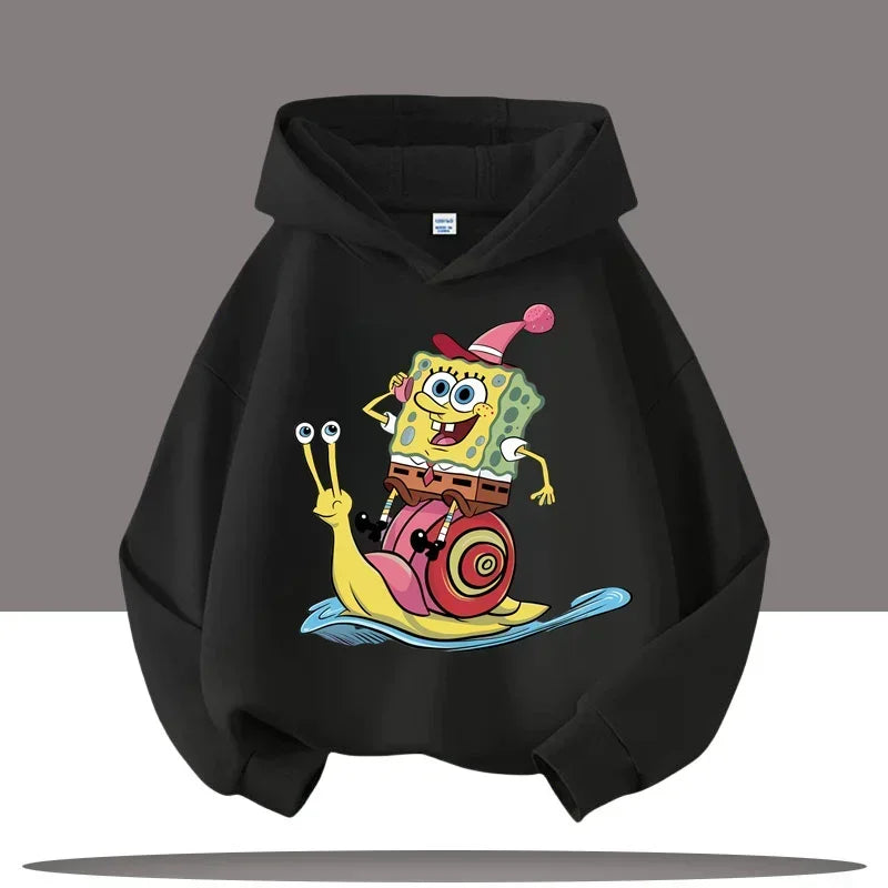Black SpongeBob Hoodie - Pet Snail