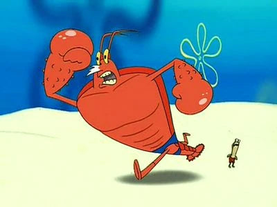 Larry le Homard : le maître de la muscu de Bikini Bottom