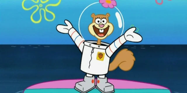 Sandy Cheeks : L'Écureuil Scientifique du Texas dans Bob l'Éponge