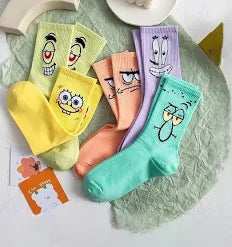 Chaussettes Patrick Star : l'étoile de mer qui réchauffe tes pieds
