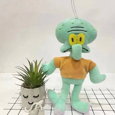 Peluche Bob l'Éponge - Carlo Tentacule Blasé