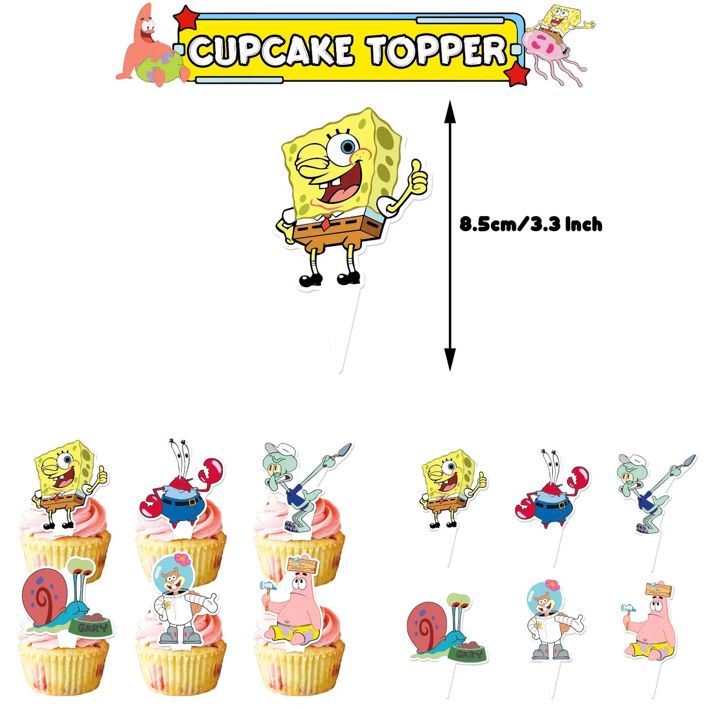 SpongeBob Schwammkopf Brille - Party-Stil