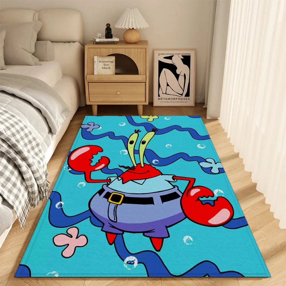 SpongeBob Wohnzimmerteppich – Mr. Krabs Riesen-Krabbenklemme Modell
