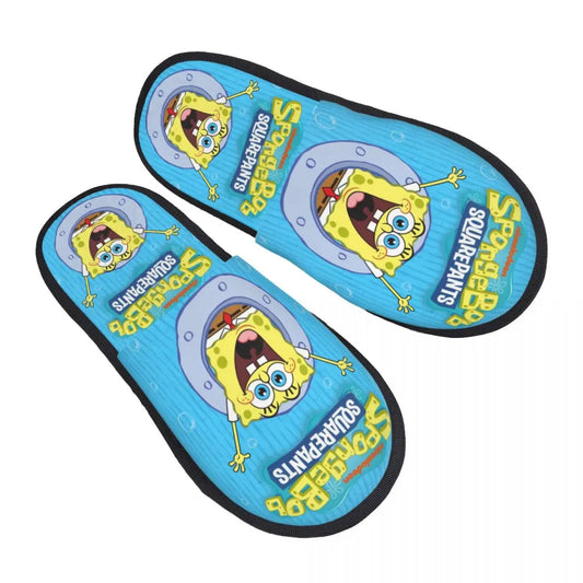 Hausschuhe SpongeBob Schwammkopf – Logo Sky Blue