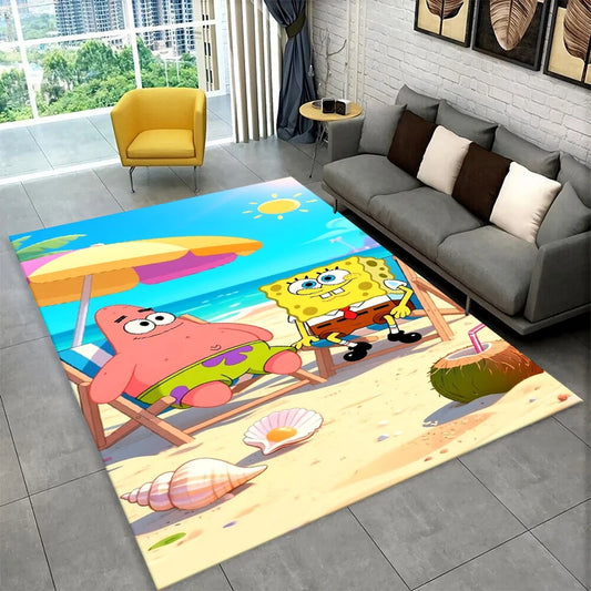 Spongebob Teppich – Entspannung am Strand