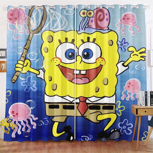 SpongeBob-Vorhang – Quallenjäger