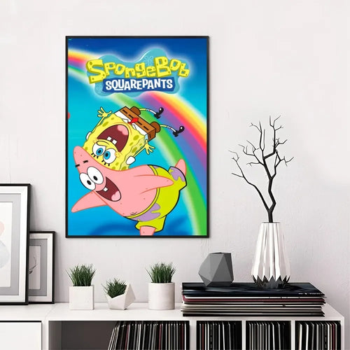 Poster SpongeBob Schwammkopf – Regenbogen