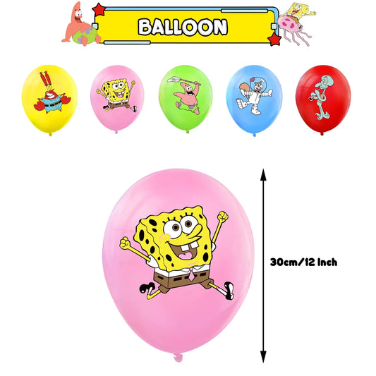 Spongebob Luftballons - Mehrfarbiges Set