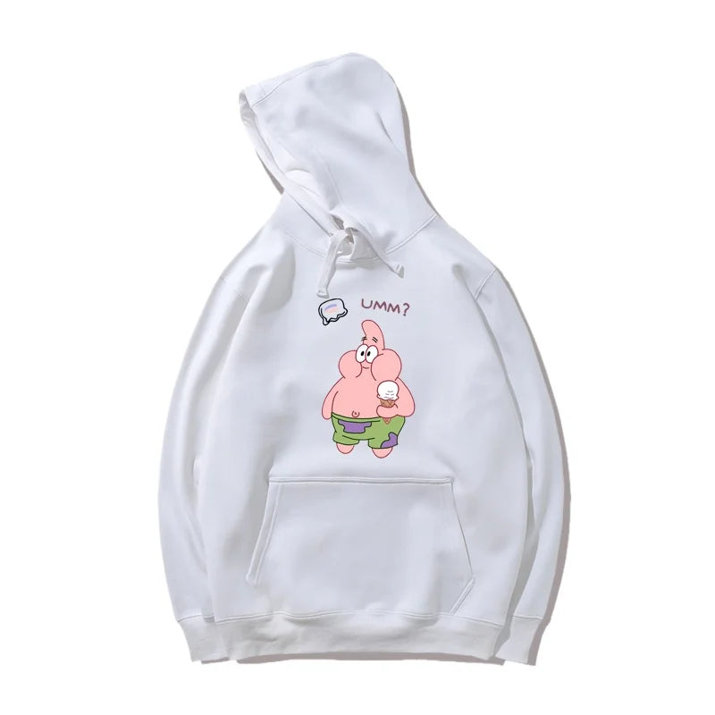 Patrick White Sweatshirt - Yummy Yummy