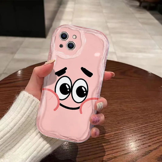 iPhone Hülle Patrick der Seestern – Pink (Süßes Gesicht)