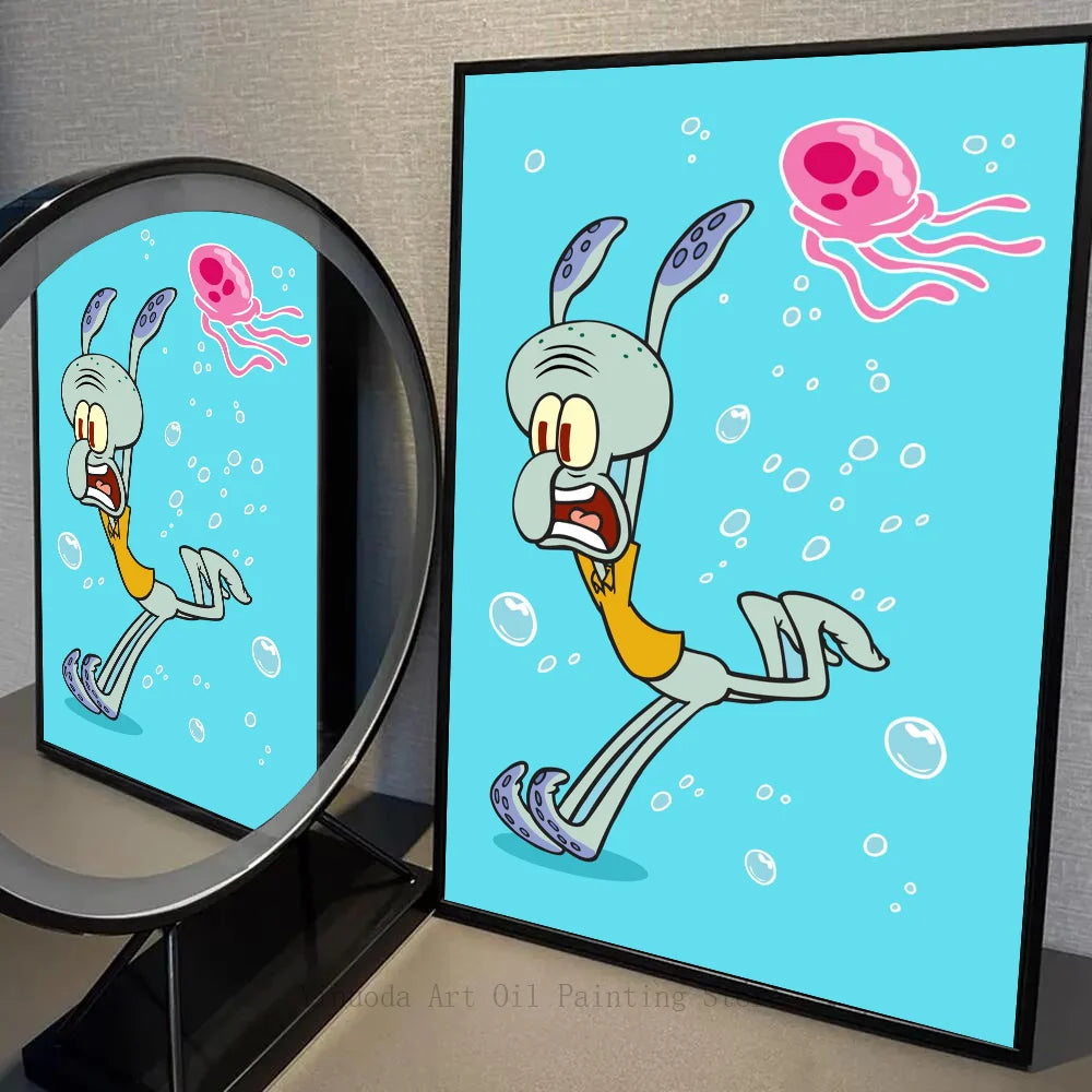 Poster Spongebob - Carlo in Panik
