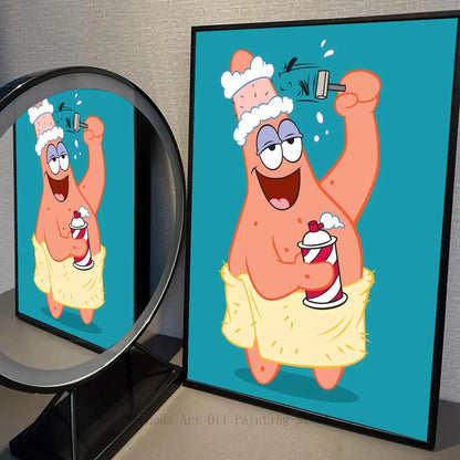 Poster Spongebob - Carlo in Panik