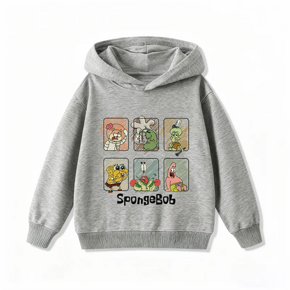 Hoodie Jaune Bob L'Éponge - Mosaïque Émotions