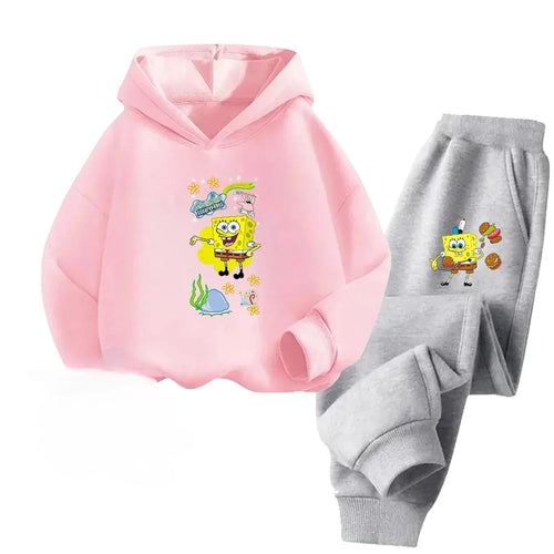 Ensemble Hoodie & Pantalon Bob L'Éponge - Rose