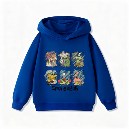 Hoodie Jaune Bob L'Éponge - Mosaïque Émotions