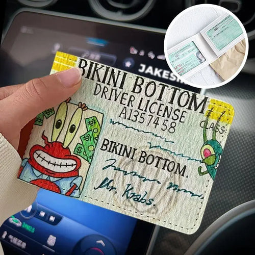 Spongebob Kartenhalter - Bikini Bottom Führerschein