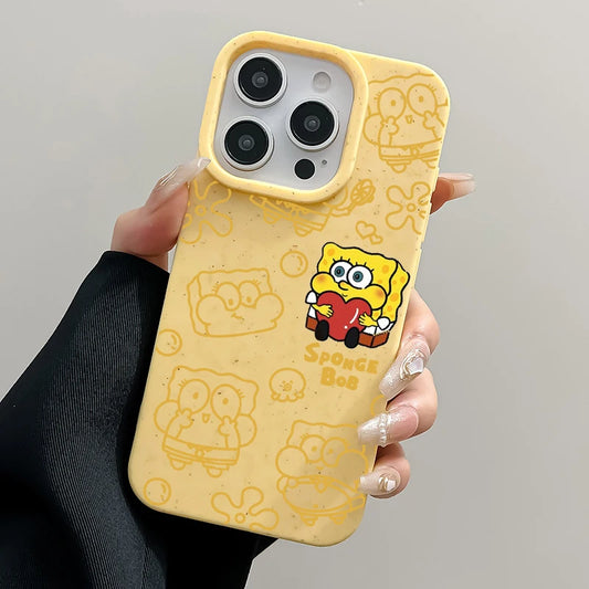 iPhone Hülle SpongeBob Schwammkopf - Bob Gelb Herz