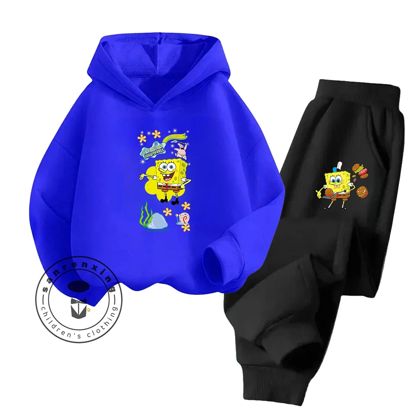 Ensemble Hoodie & Pantalon Bob L'Éponge - Rose