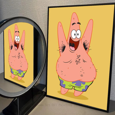 Poster Spongebob Schwammkopf - Patrick Poilu