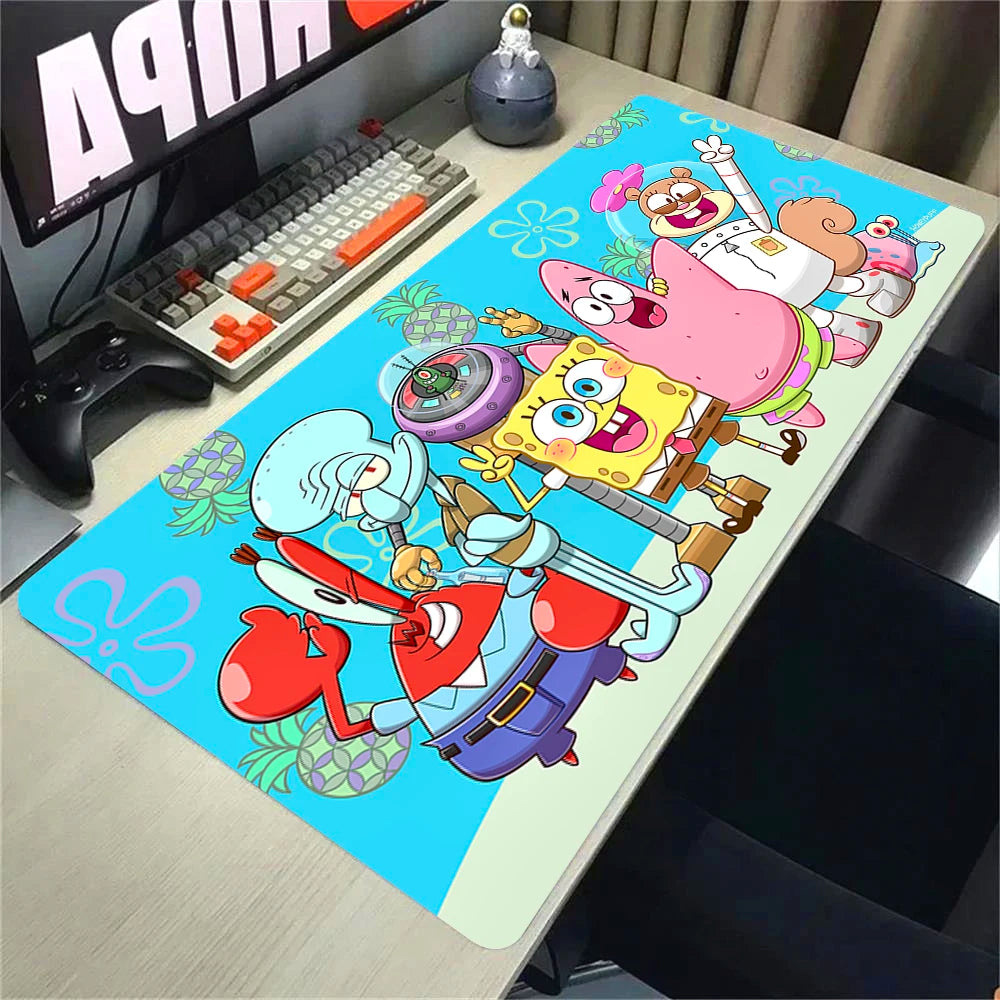 Tapis de Souris XXL Bob L'Éponge - Chasse aux Méduses