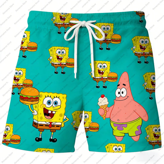 Badeshorts SpongeBob Schwammkopf - Burger-Party
