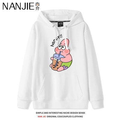 Hoodie Blanc Patrick L'Étoile - Snack Time