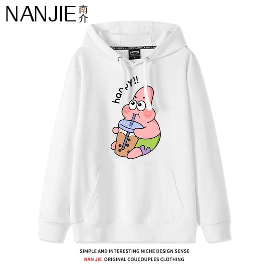 Hoodie Blanc Patrick L'Étoile - Snack Time