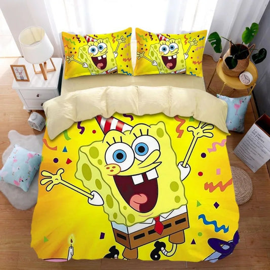 SpongeBob Schwammkopf Bettwäsche-Set – Jubiläums-Modell