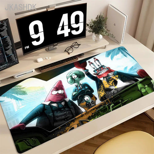 Gaming-Mauspad SpongeBob - Street Style (Schwarz-Weiß).