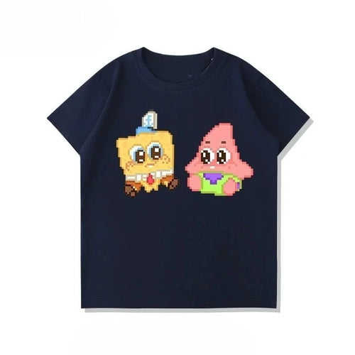 T-Shirt SpongeBob Schwammkopf – Kawaii Duo Schwarz