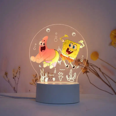 Lampe LED 3D - Bob & Patrick (Meilleurs Amis)