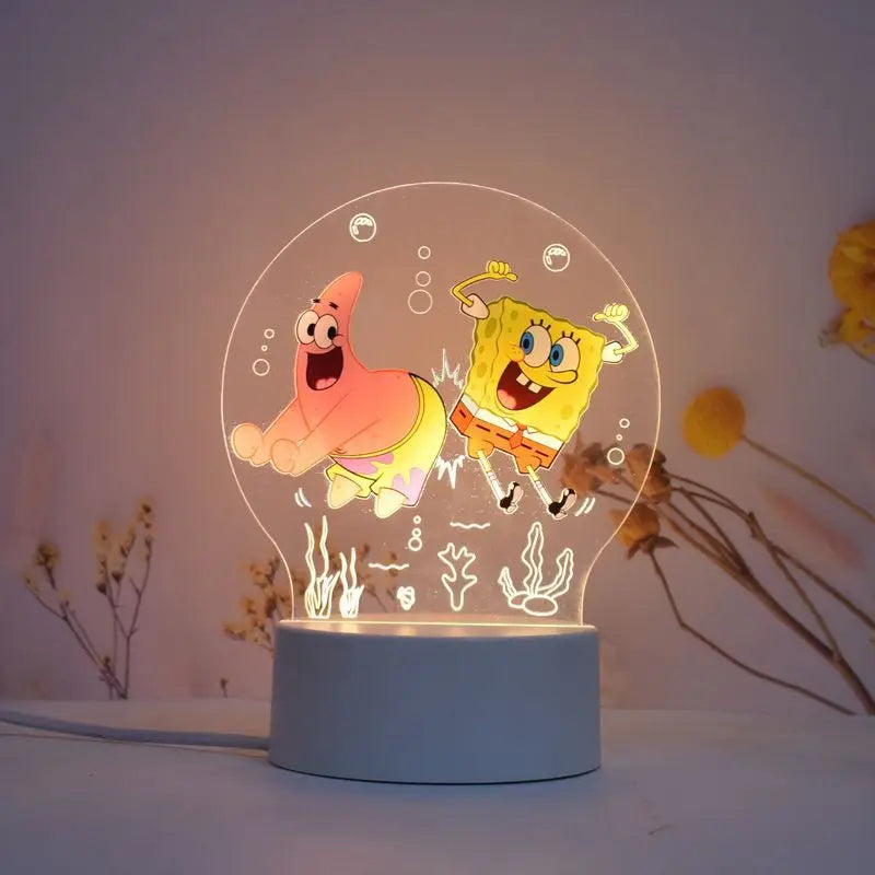 Bob & Patrick LED Night Light - Imagination Meme