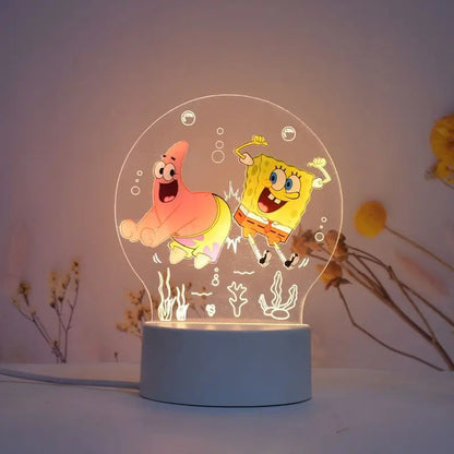 Bob & Patrick LED Night Light - Imagination Meme