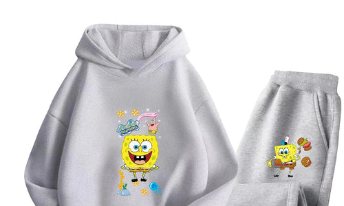 Ensemble Jogging Bob L'Éponge - Gris Chiné (Complet)