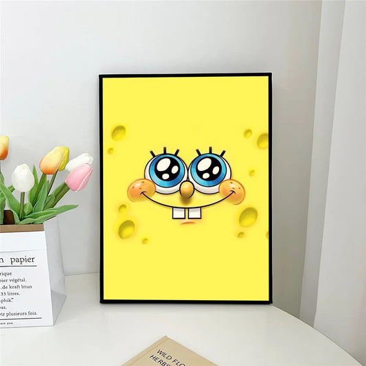 Poster Spongebob Schwammkopf – Kawaii Gesicht