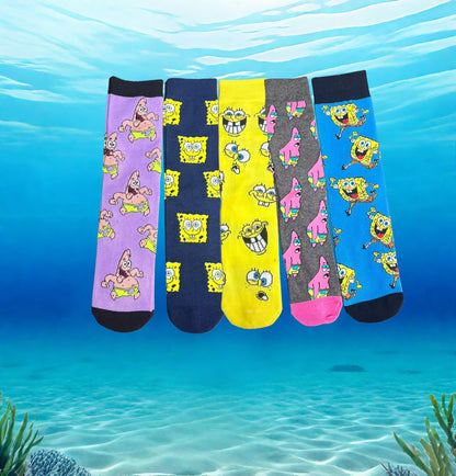 SpongeBob Socken - Fröhliche Blasen