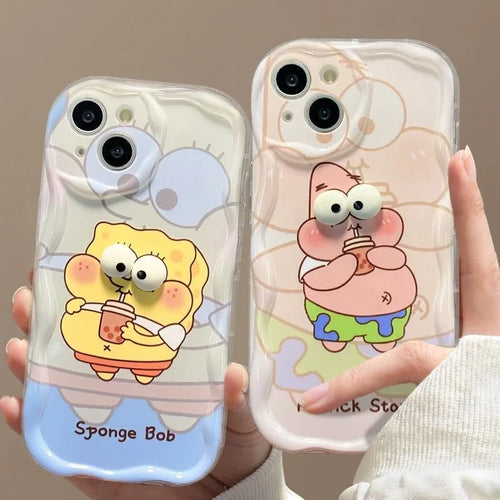 Coque Bob L'Éponge - Patrick Milkshake Rose