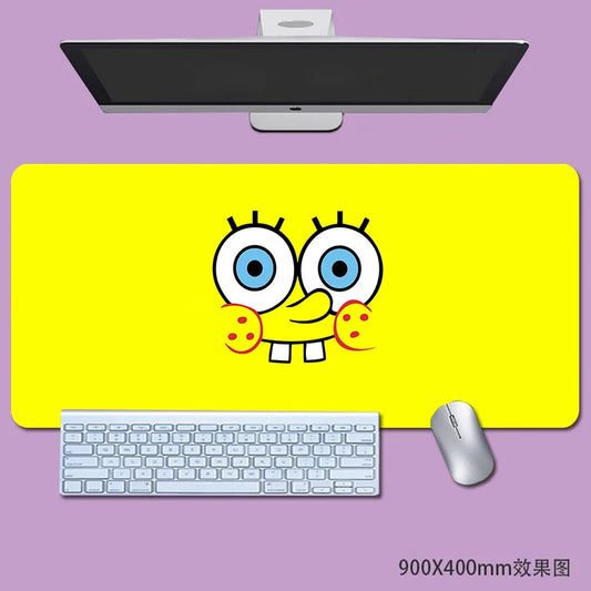 SpongeBob Schwammkopf Mauspad – Minimalistisches Gesicht