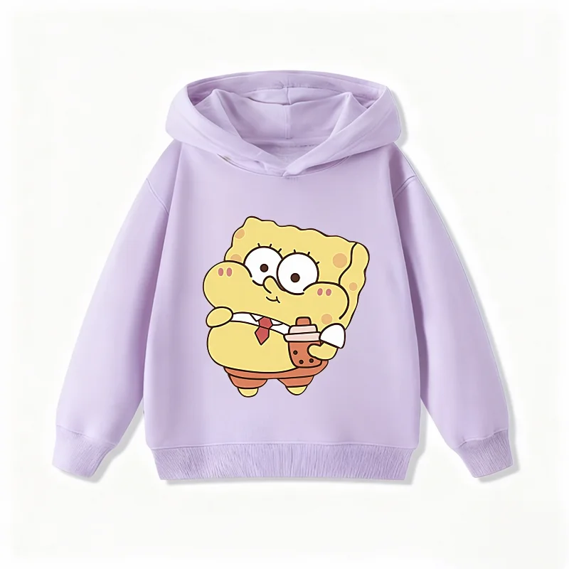 Hoodie Violet Bob L'Éponge - Repas Heureux
