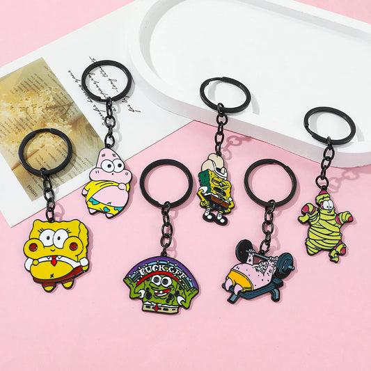 Schlüsselanhänger SpongeBob - Emaille-Kollektion